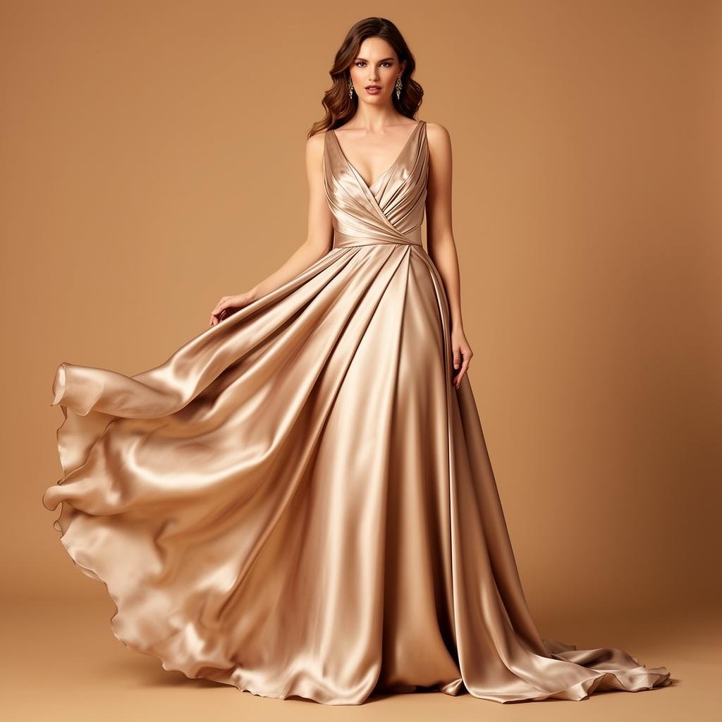 Vestido Champagne