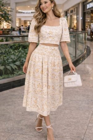 CONJUNTO  CROPPED  SAI MIDI