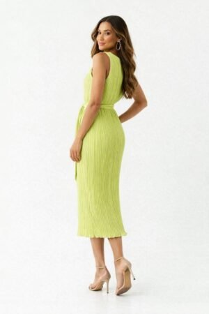 VESTIDO  MIDI  PLISSADO
