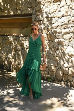 VEST LG CREPE ALÇA MULLET CAMADAS